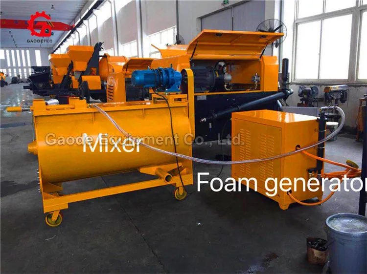 Gaodetec GF10B foaming lightweight concrete production line